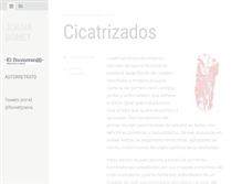 Tablet Screenshot of joanabonet.com